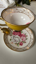 Load image into Gallery viewer, “Sun Valley” Antique Tea Cup &amp; Dish
