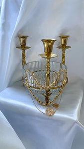 Brass Vessel Candelabra