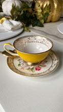 Load image into Gallery viewer, “Sun Valley” Antique Tea Cup &amp; Dish
