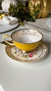 “Sun Valley” Antique Tea Cup & Dish